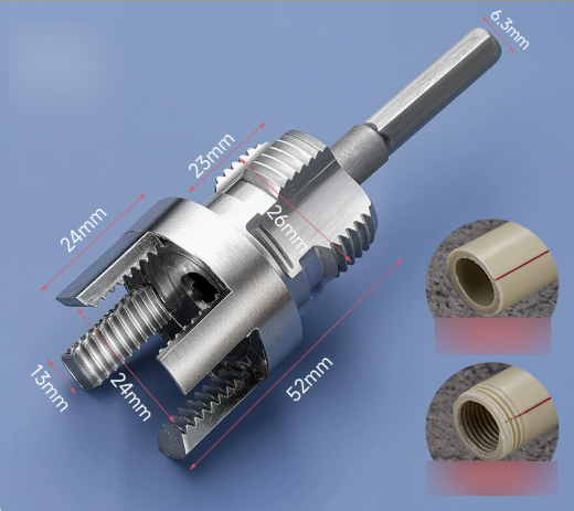 🛠️ Pipe Tapping and Threading Tool