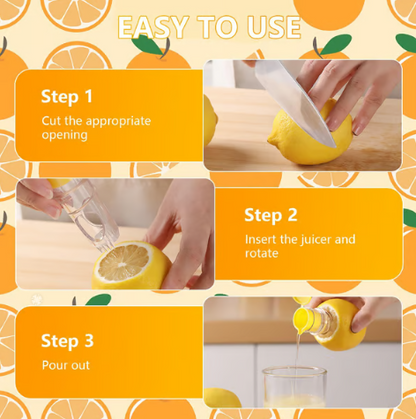 🍋 Lemon Mini Squeezer - Your Pocket-Sized Juice Powerhouse! 💪✨