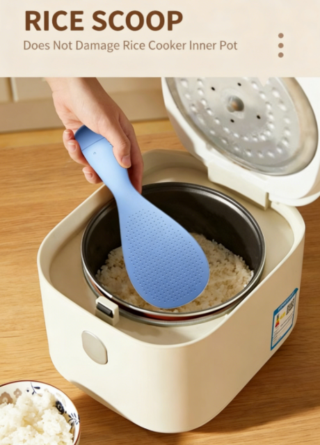 🍚 No More Sticky Rice, No Scratched Pots: The (Wobble-Free) Rice Spoon You Need! 🍚