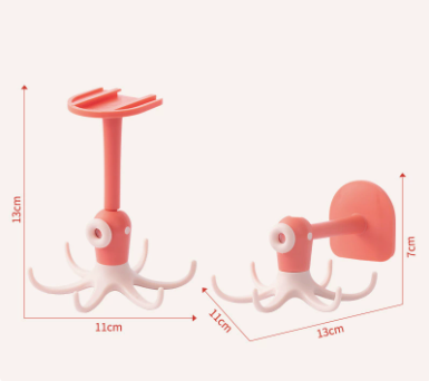 🐙 The Octopus Rotating Hook: Turn Cluttered Spaces Into Organized Magic! 🐙