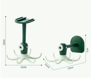 🐙 The Octopus Rotating Hook: Turn Cluttered Spaces Into Organized Magic! 🐙