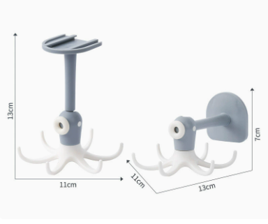 🐙 The Octopus Rotating Hook: Turn Cluttered Spaces Into Organized Magic! 🐙