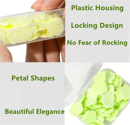 🌸Mini Fresh Portable Disposable Petal Hand Wash Sheets - Perfect for Outdoor, Travel, Camping - 4 Boxes（240 PCS）