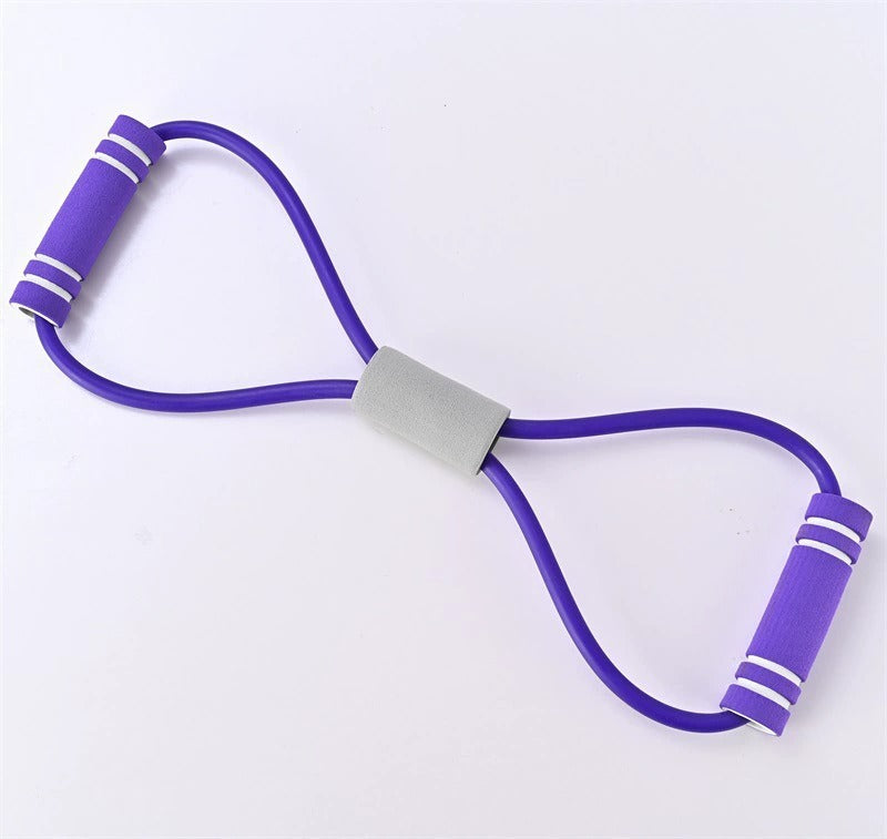 🏃‍♀️ 💪 Fitness Resistance Bands-4 Tube Pedal Ankle Puller 🏃‍♀️