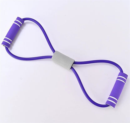 🏃‍♀️ 💪 Fitness Resistance Bands-4 Tube Pedal Ankle Puller 🏃‍♀️