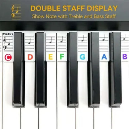 Removable Piano Keyboard Note Labels🎹
