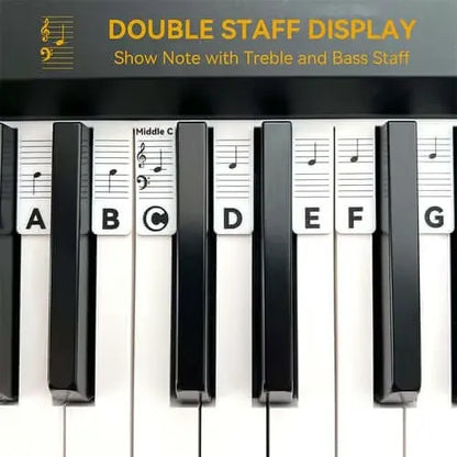 Removable Piano Keyboard Note Labels🎹